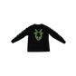 Long Sleeve Goat Shirt black and green