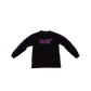 Long Sleeve Goat Shirt black and purple